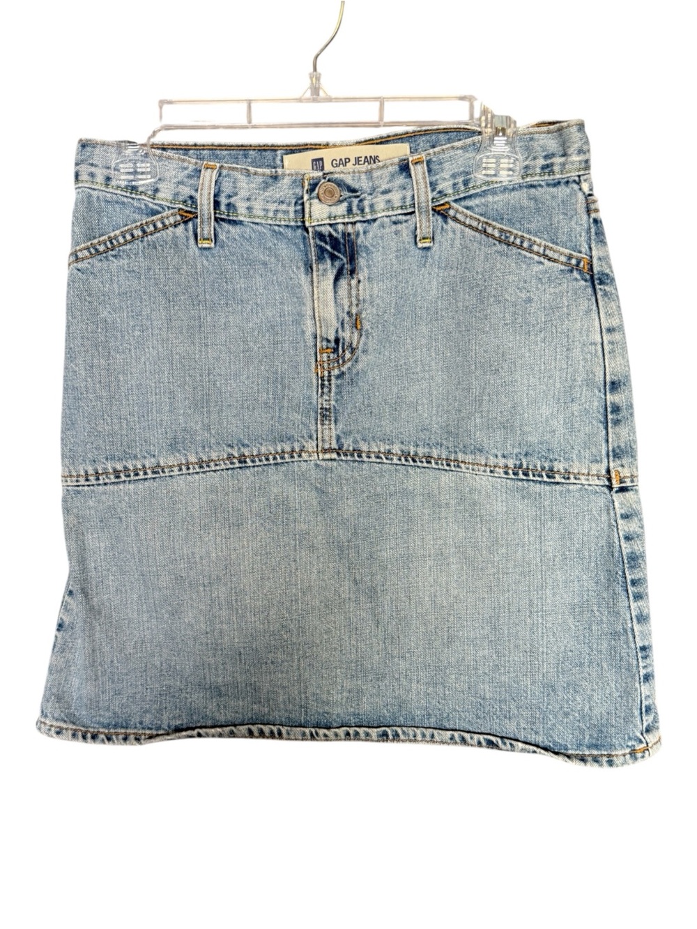 Vintage Gap Mini Skirt Denim Cotton y2k 4